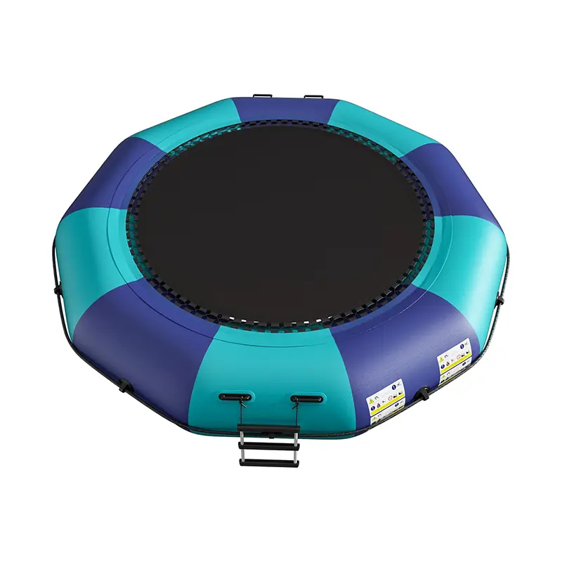 טרמפולינה מים מתנפחת עגולה עם רשת – חוויית ברמה אחרת