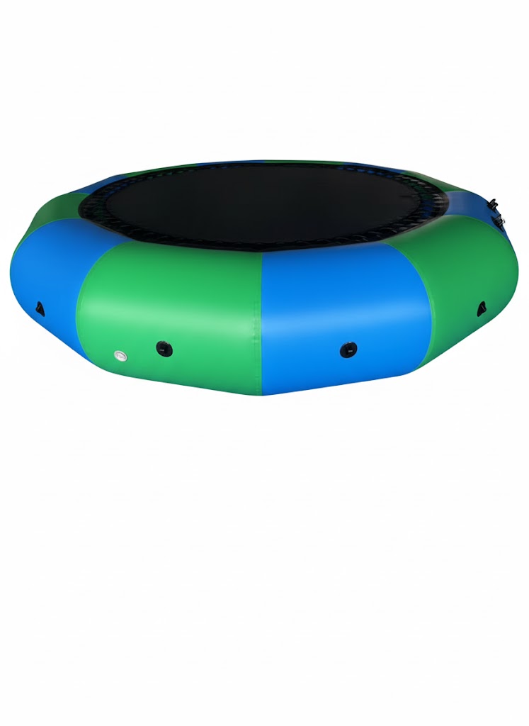 טרמפולינה מים מתנפחת עגולה עם רשת – חוויית ברמה אחרת