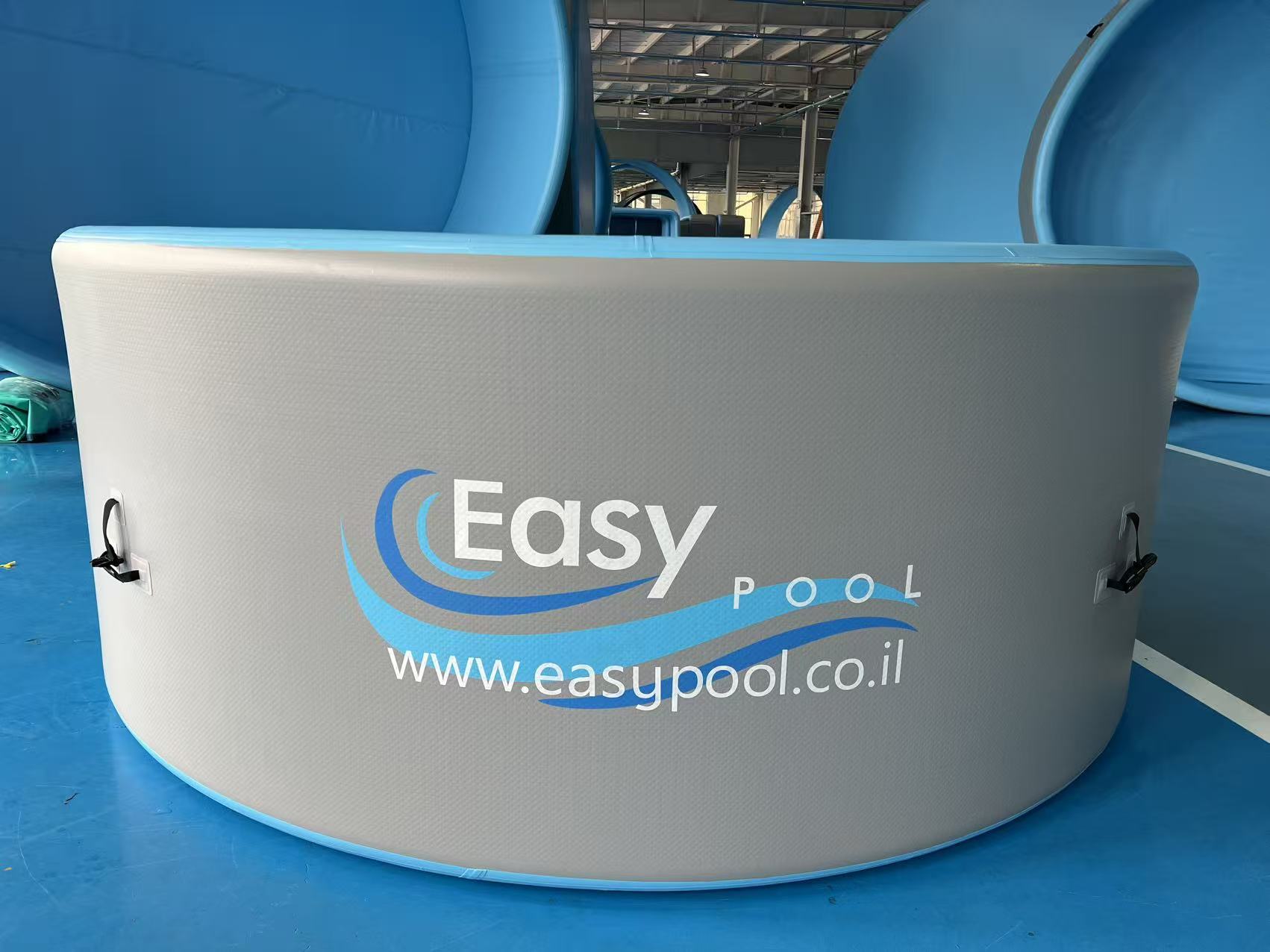 בריכת שחייה מתנפחת עגולה בקוטר 3 מטר ובעומק 1.2 מטר, טכנולוגיית Drop-Stitch – איכות מקצועית לבית ולחוץ