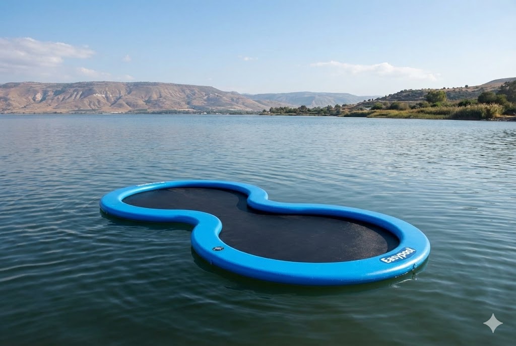 מצוף מסיבה מתנפח Easypool באורך 4.88 מטר ורוחב 2.44 מטר