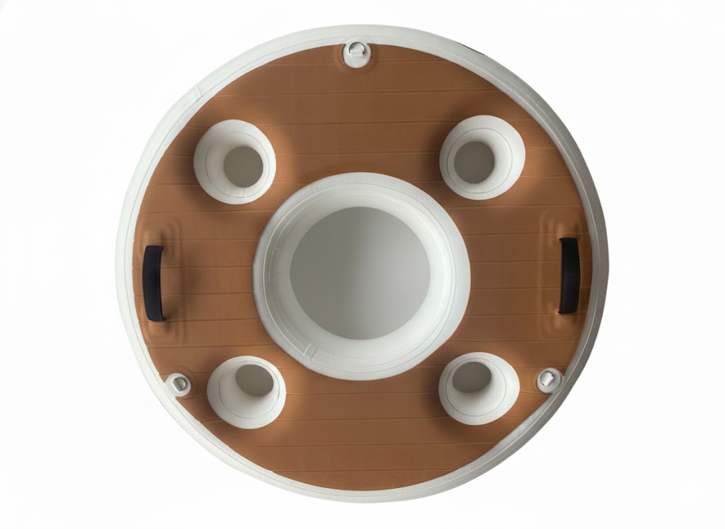 סט כורסא ושולחן מתנפחים קשיחים Easypool