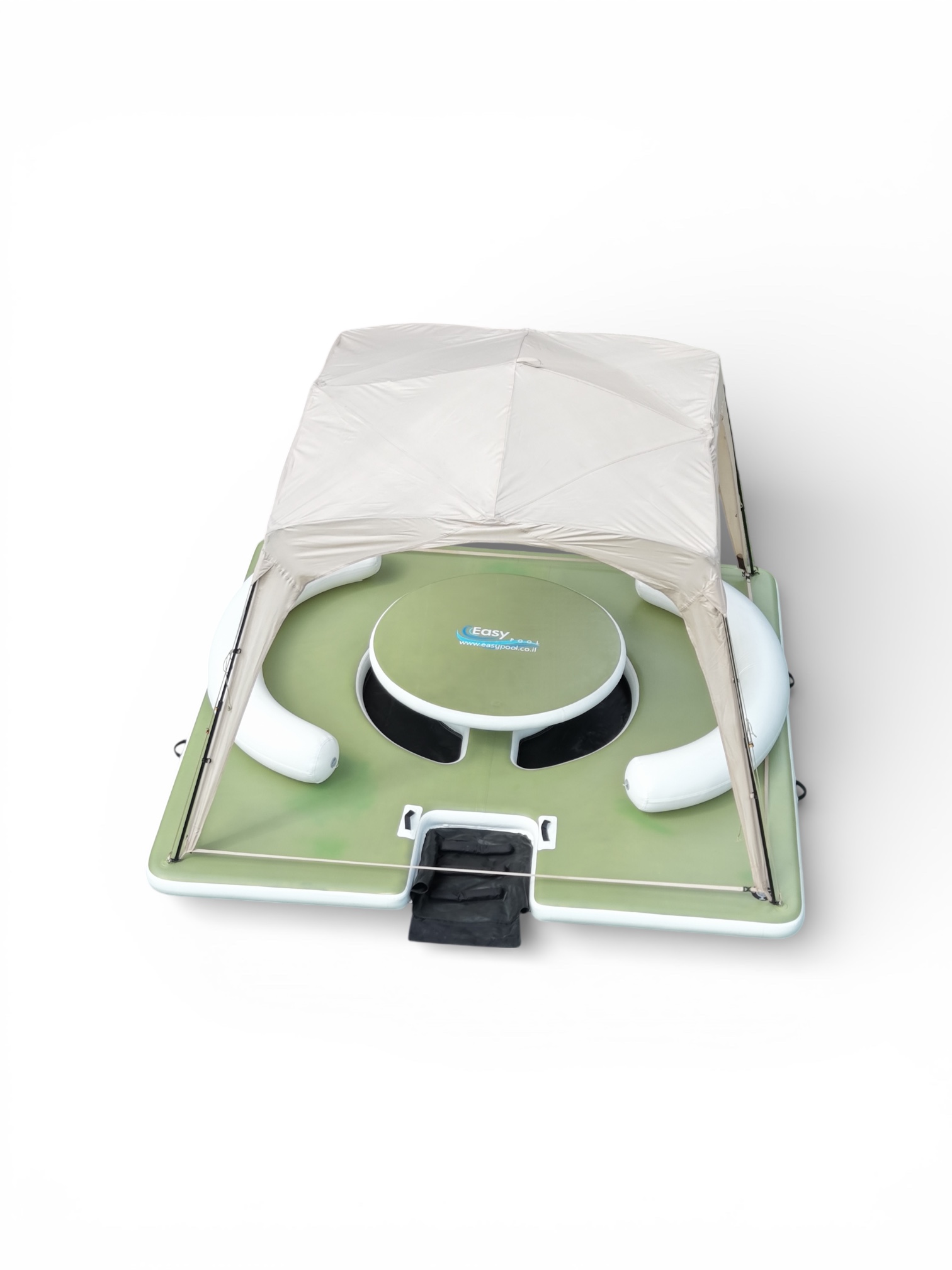 פלטפורמה בר מתנפחת קשיחה Easypool, טרקלין צף