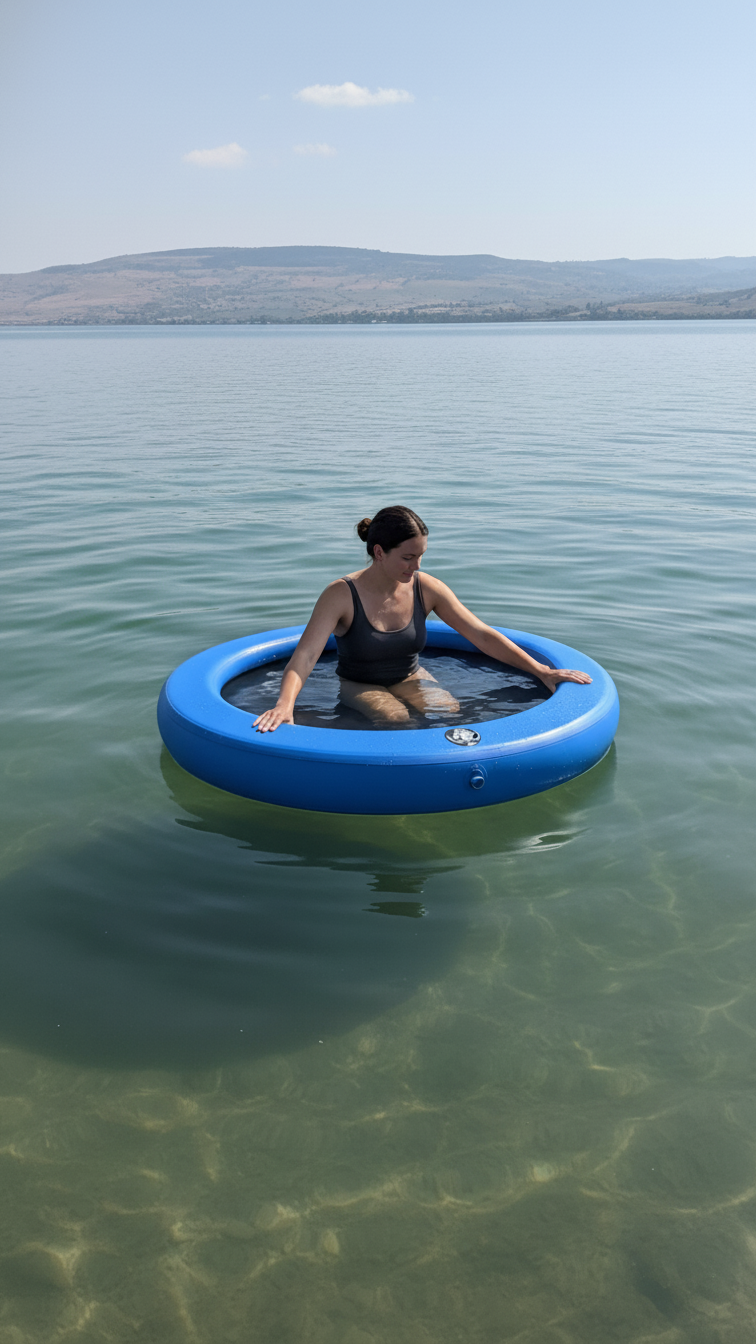 מצוף רביצה מתנפח Easypool בקוטר 1.2 מטר