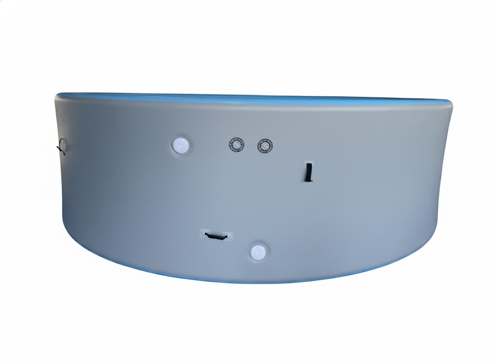 בריכת שחייה מתנפחת עגולה קשיחה Easypool בקוטר 4 מטר ובעומק 1.22 מטר, טכנולוגיית Drop-Stitch – איכות מקצועית לבית ולחוץ